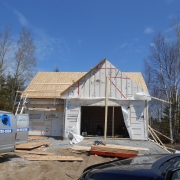 Construction d'un garage avec ferme de toit habitable - Jeff Tech Rimouski